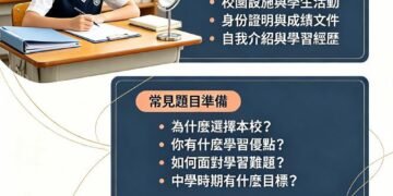 名校插班面試準備貼士