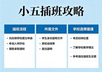 小五插班攻略