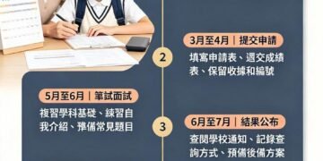 插班位申請時間表概覽